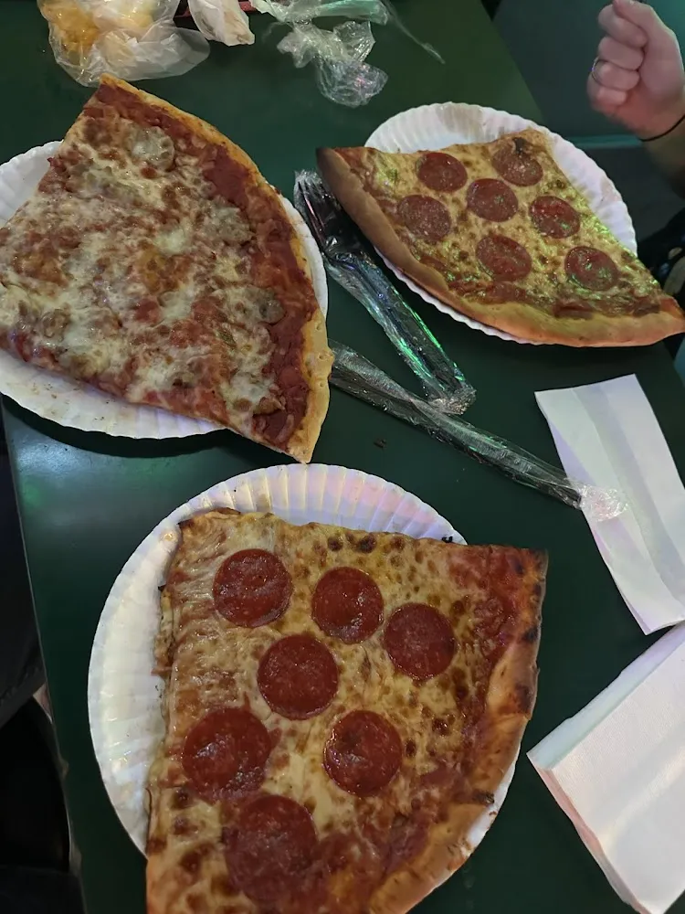 Sausage Pizza Slice & Soda